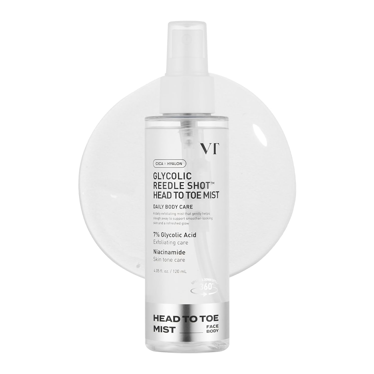 VT Glycolic Reedle Shot Head to Toe Mist