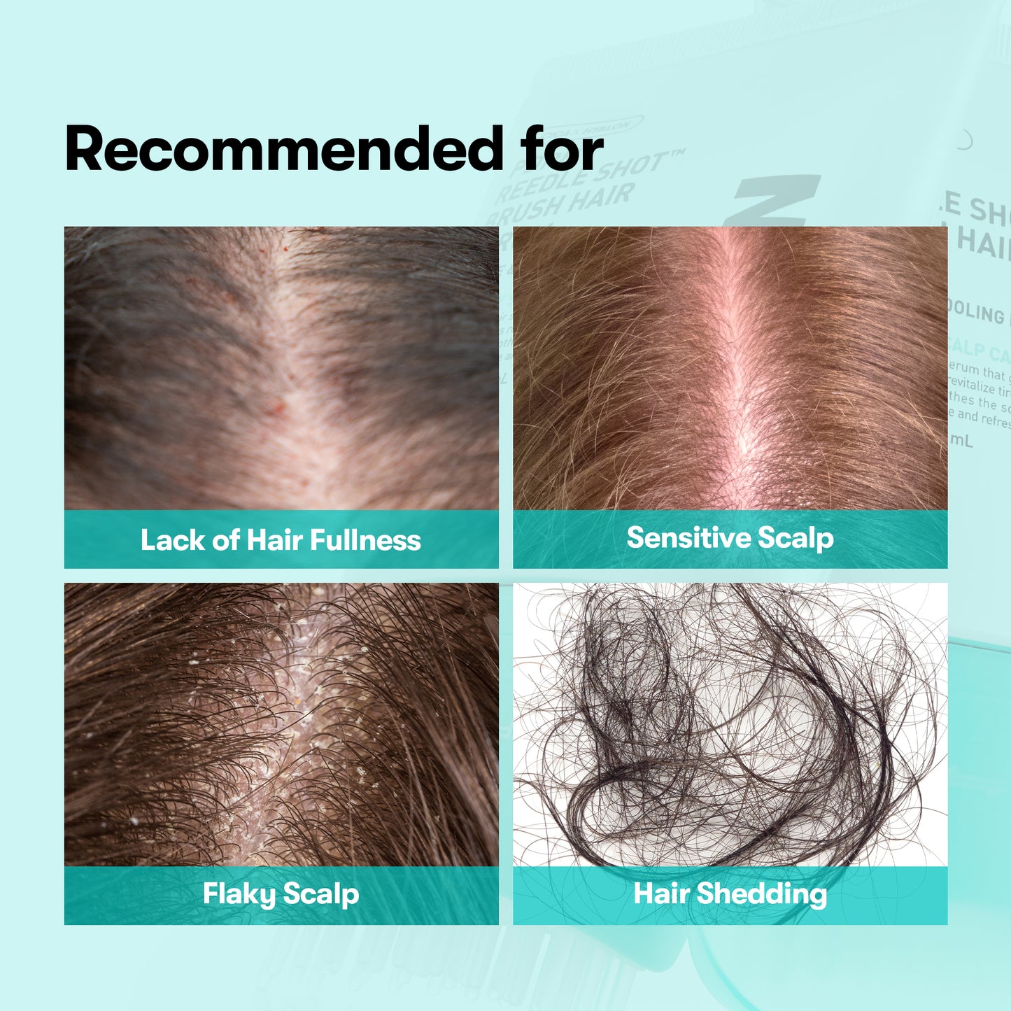 PDRN Reedle Shot Brush Hair Serum