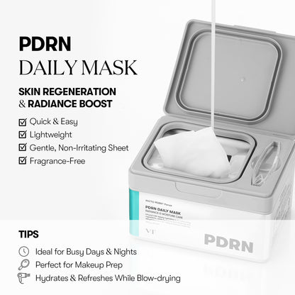 VT Cosmetics PDRN Daily Mask 30 Sheets 350g