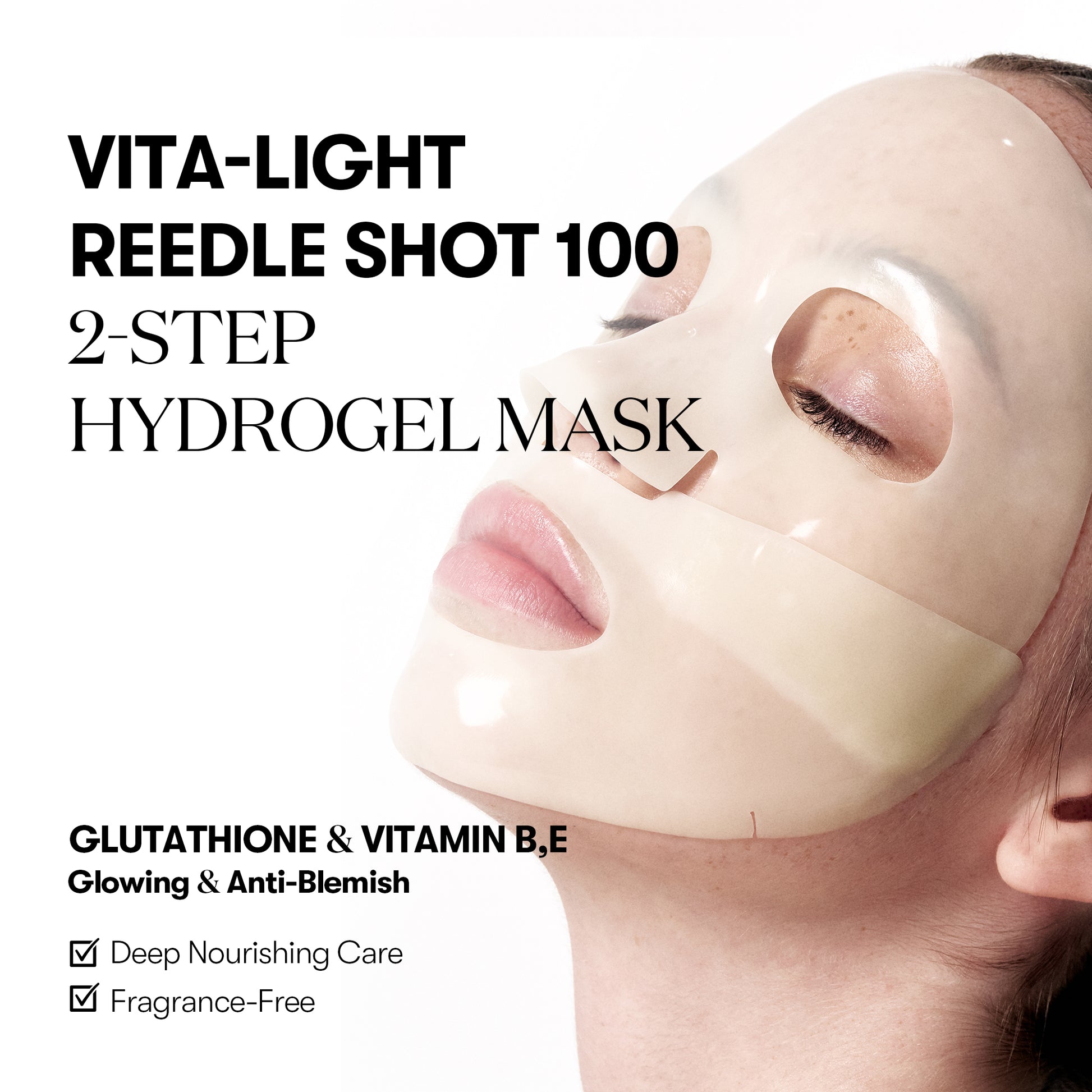 Vita-Light Reedle Shot 100 2 Step Hydrogel Mask 4ea VT Cosmetics official Vita-Light Reedle Shot 100 2 Step Hydrogel Mask 4ea VT Cosmetics official