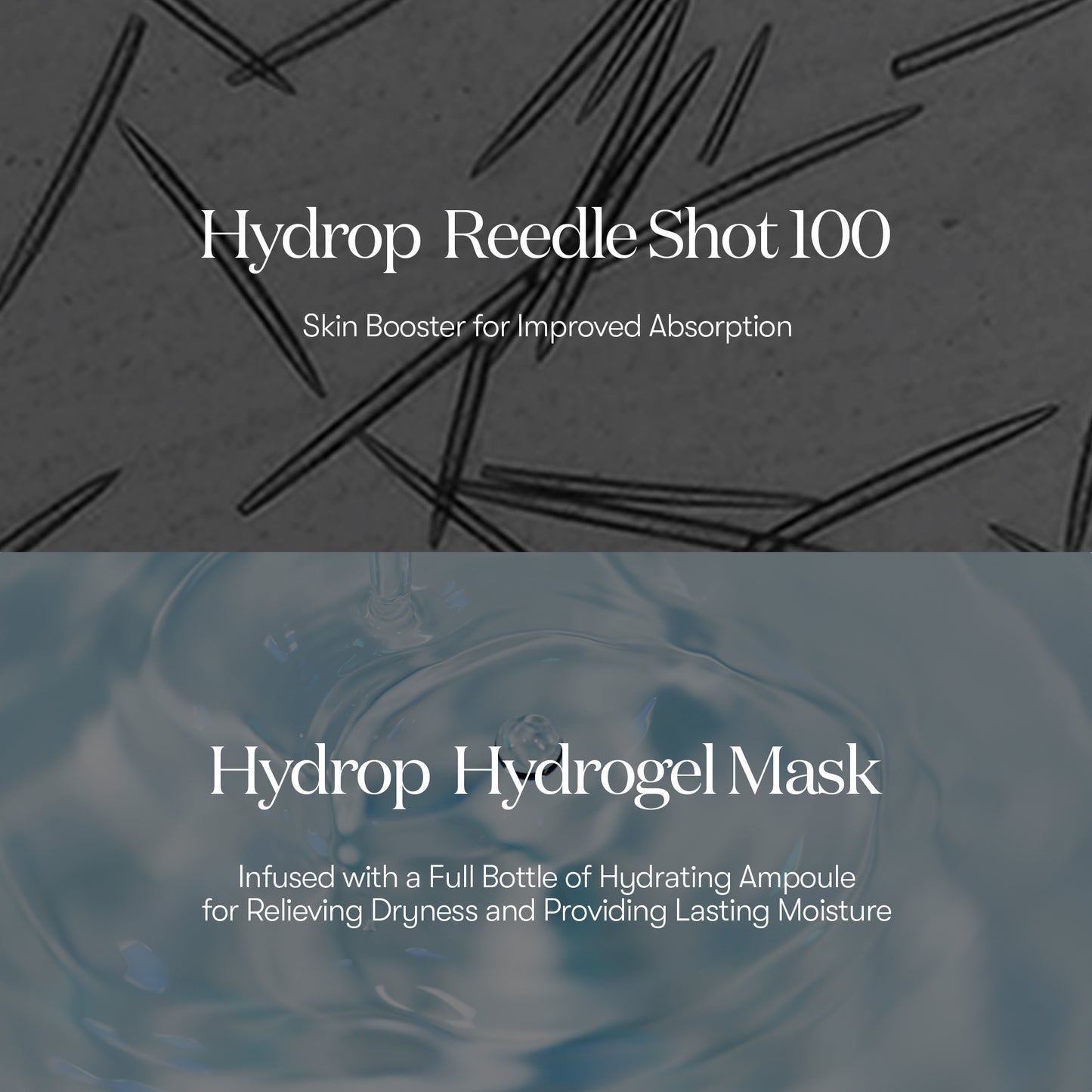 Hydrop Reedle Shot 100 2 Step Hydrogel Mask 4ea