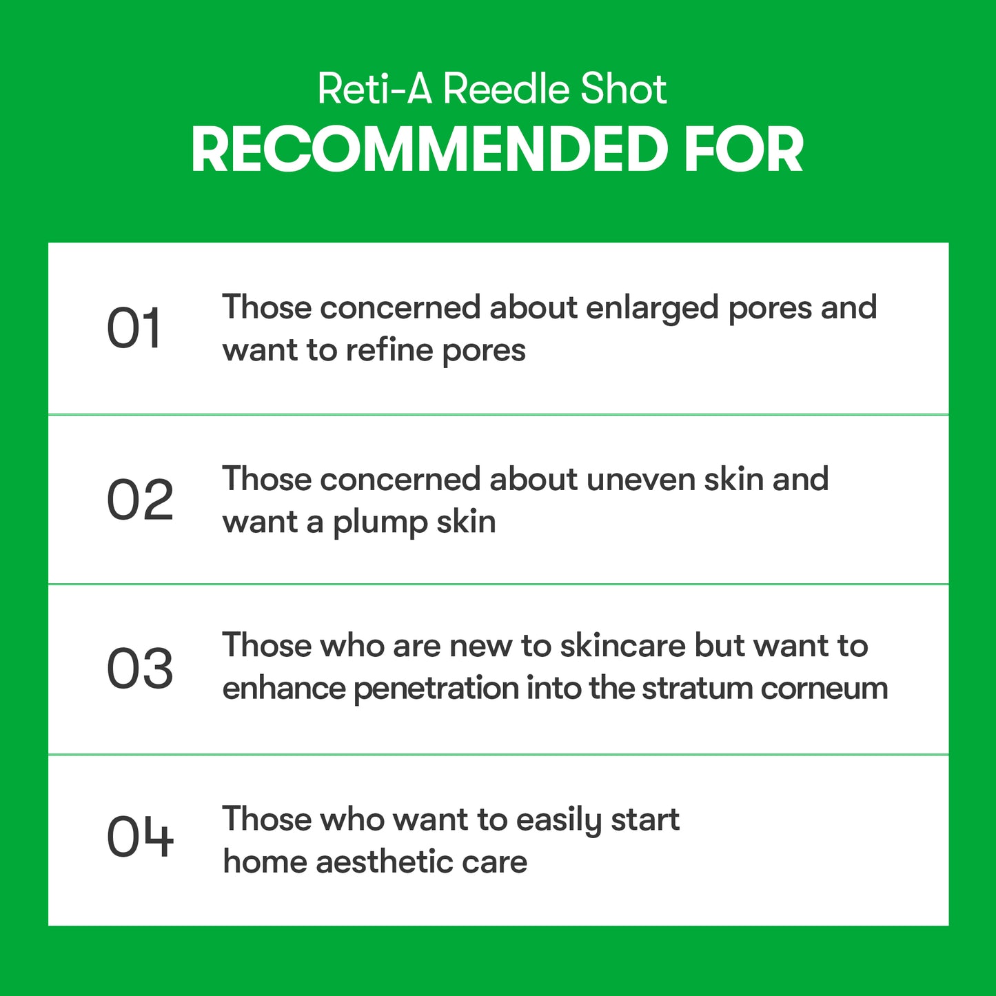 Reti-a reedle shot 100